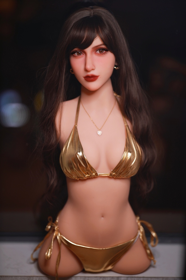 77cm A Cup TPE Brunette Petite Amber Eyes Sex Doll Torso Gallery 2