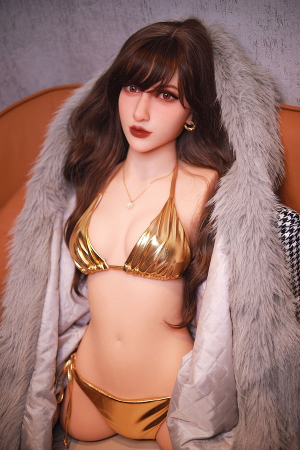 77cm A Cup TPE Amber Eyes Petite Breasts Thin Lips Sex Doll Torso Gallery 4