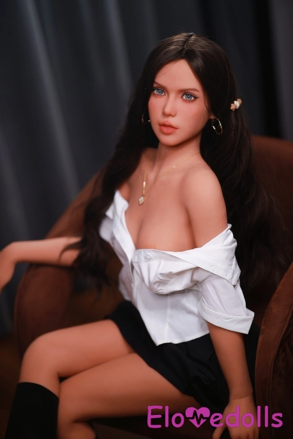 157cm B Cup TPE Voluptuous Blue Eyes Natural Lips Realistic Sex Doll Gallery 2