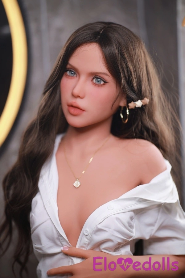 157cm B Cup TPE Natural Lips Brunette Voluptuous Realistic Sex Doll Detail View 5