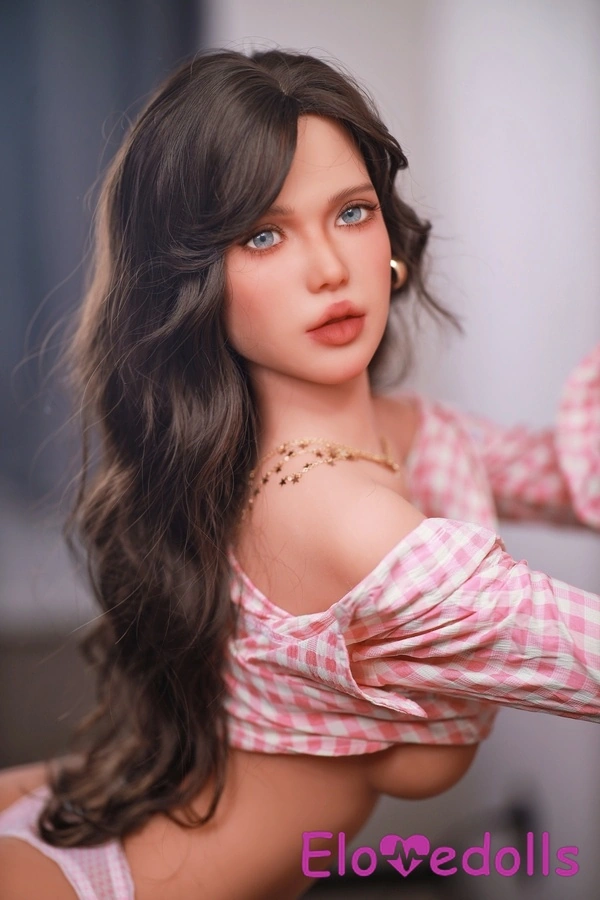 157cm B Cup TPE Thin Lips Black Voluptuous Realistic Sex Doll Detail View 1