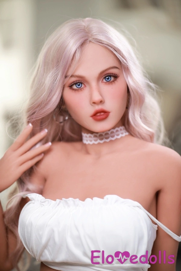159cm B Cup TPE Dunne Lippen Grijze Ogen Voluptueuze Realistische Sekspop Detailweergave 12
