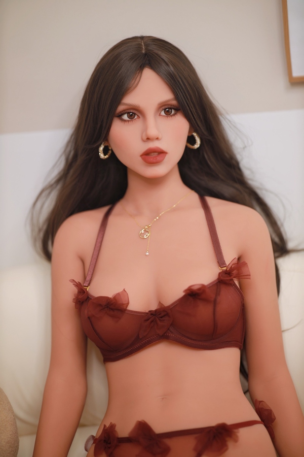 159cm B Cup TPE Petite Breasts Brunette European Sex Doll Product