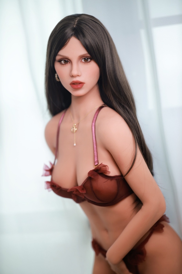 159cm B Cup TPE Petite Breasts Amber Eyes European Sex Doll Detail View 3