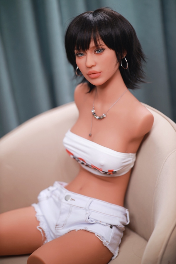 93cm B Cup TPE Black Petite Breasts Thin Lips Sex Doll Torso Gallery 8