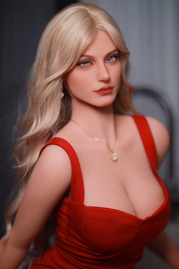 166cm C Cup TPE White Petite Breasts Gray Eyes Realistic Sex Doll Detail View 1