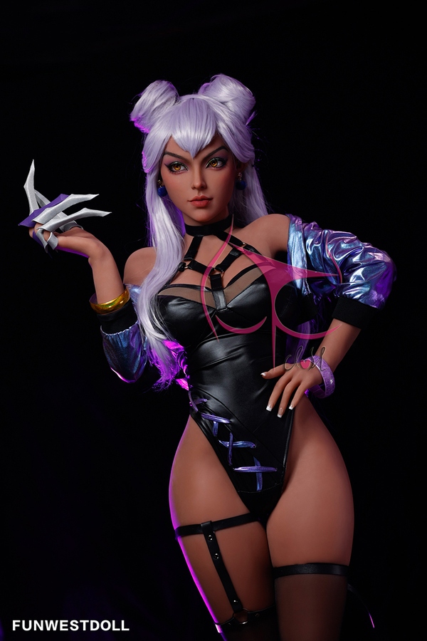 155cm F Cup TPE Amber Eyes Pink Medium Breasts Sex Doll Gallery 2