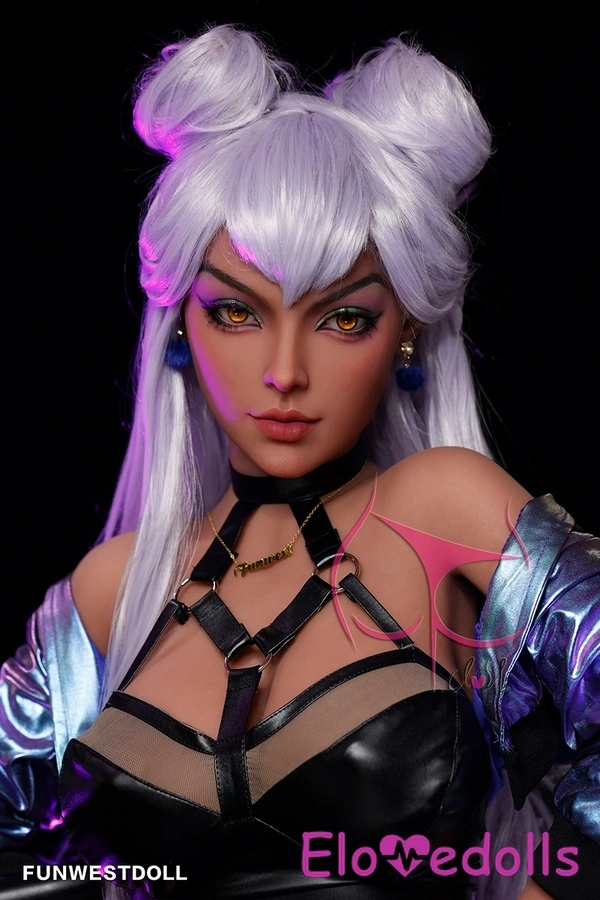 گالری عروسک جنسی 155 سانتی‌متری F Cup TPE صورتی با سینه‌های متوسط ​​و لب‌های نازک 8