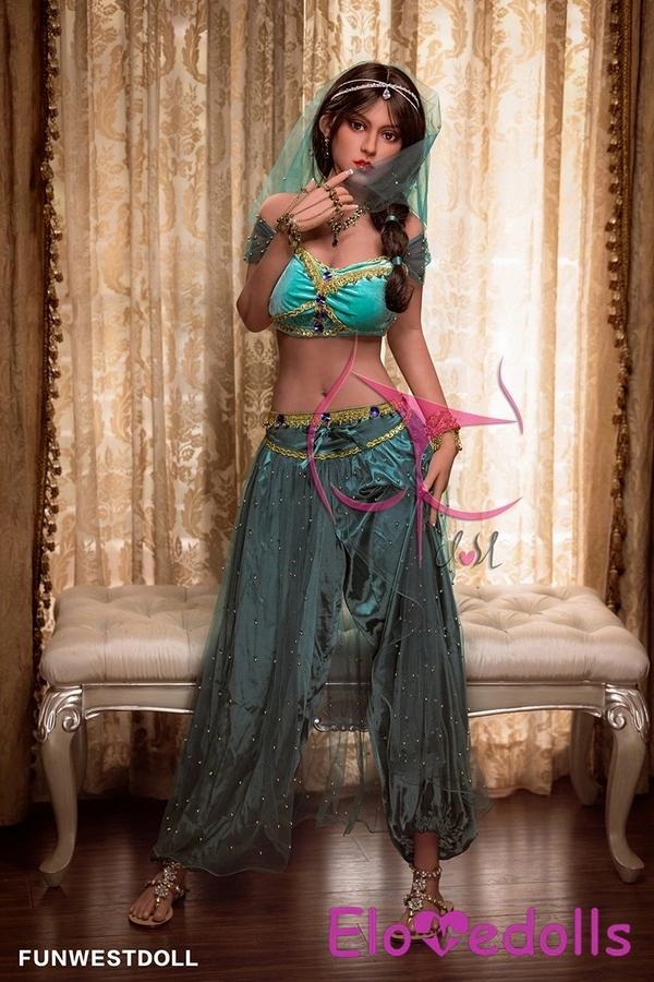 162cm F Cup TPE Green Eyes Thin Lips Black Sex Doll Gallery 2