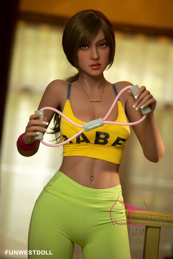 165cm C Cup TPE Voluptuous Black Full Lips Sex Doll Product