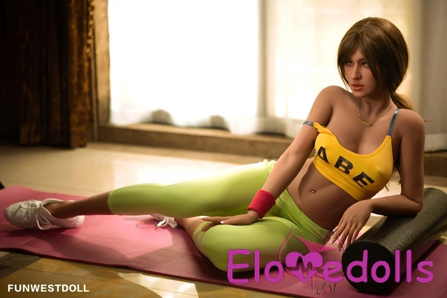 Poupée sexuelle 165 cm, bonnet C, TPE, lèvres charnues, yeux ambrés, vue détaillée 13