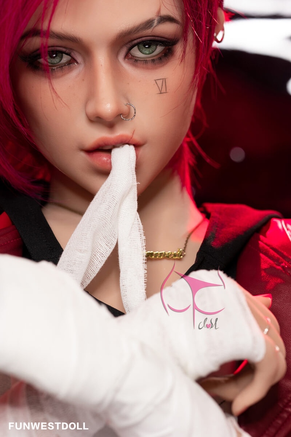157cm C Cup TPE Pink Petite Breasts Gray Eyes Sex Doll Gallery 7