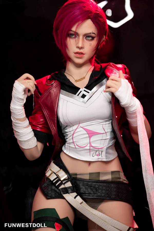 157cm C Cup TPE Petite Breasts Gray Eyes Thin Lips Sex Doll Detail View 1