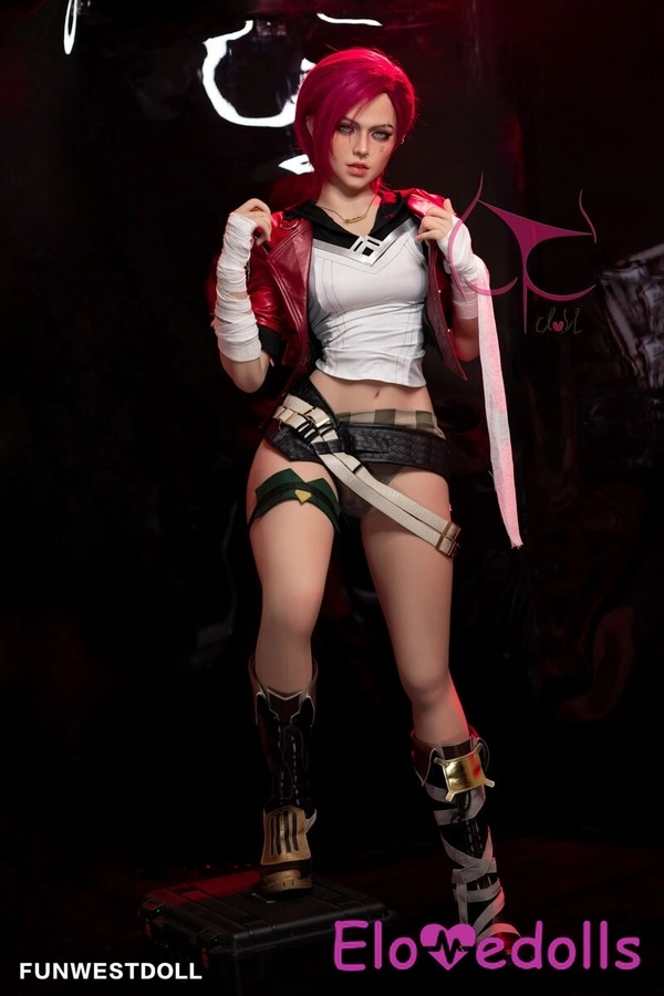 Búp bê tình dục 157cm C Cup TPE Ngực nhỏ màu hồng, mắt xám Xem chi tiết 2