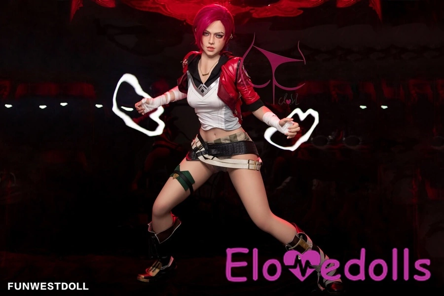 Búp bê tình dục 157cm C Cup TPE Môi mỏng Mắt xám Hồng Xem chi tiết 5