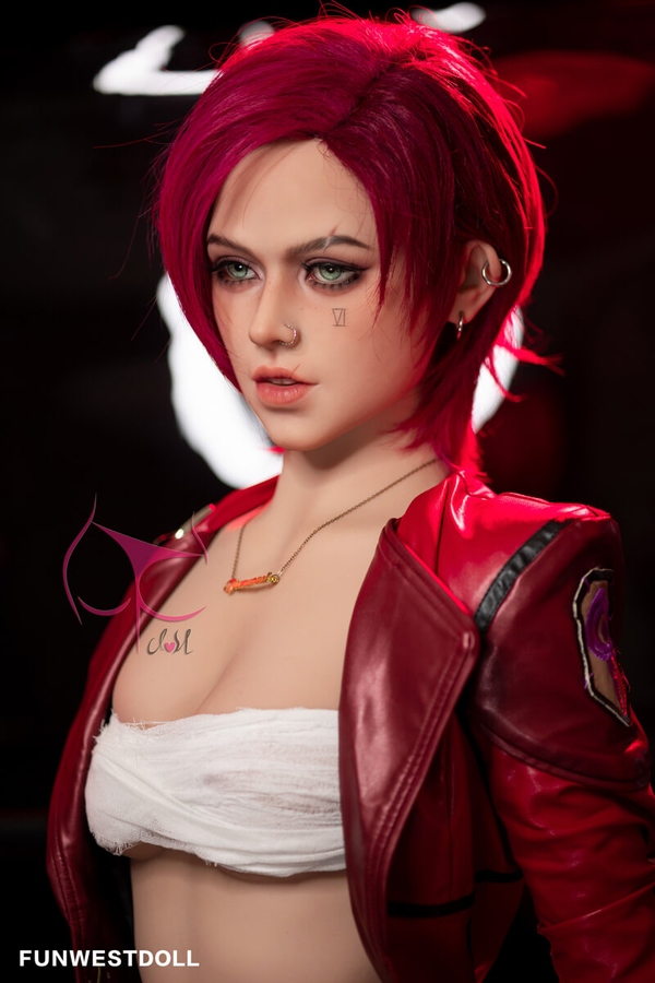 157cm C Cup TPE Pink Petite Breasts Thin Lips Sex Doll Detail View 9