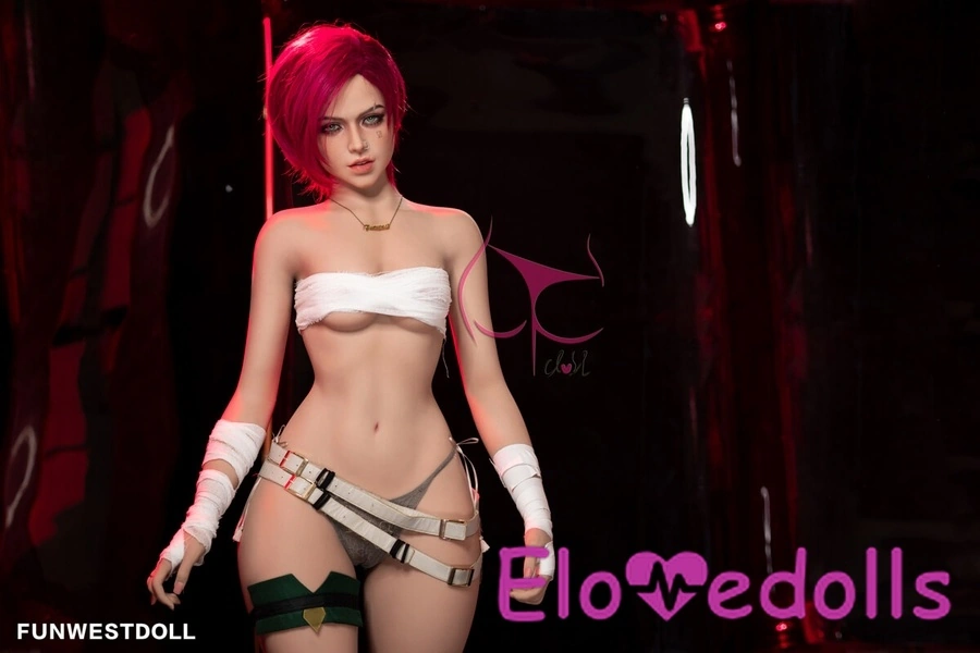 Búp bê tình dục 157cm C Cup TPE Ngực nhỏ màu hồng, mắt xám Xem chi tiết 15