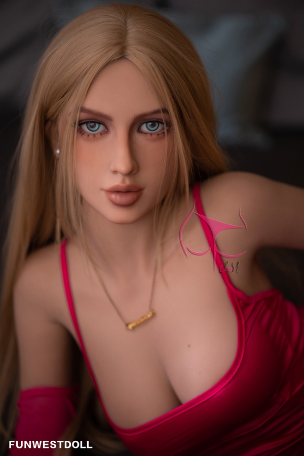 165cm C Cup TPE Amber Eyes Petite Pink Sex Doll Gallery 3