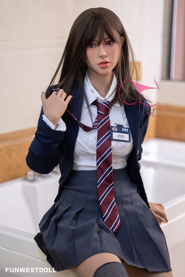 165cm C Cup TPE Thin Lips Black Petite Sex Doll Gallery 2