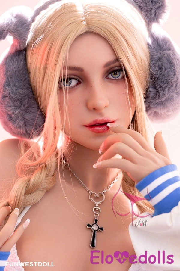 Búp bê tình dục môi mỏng TPE màu trắng A Cup 159cm Xem chi tiết 1