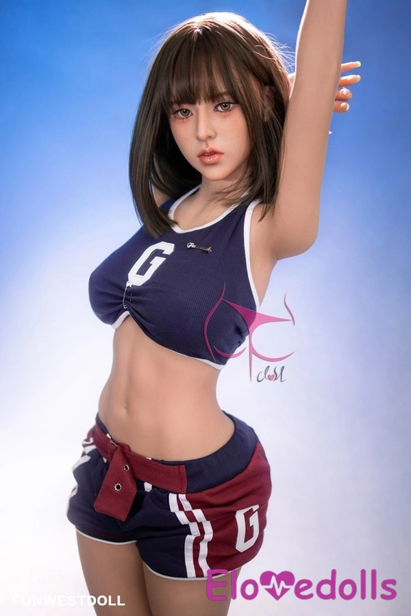 155cm TPE panenka s košíčky F, tenkými rty, malými prsy, šedými očima, galerie 4