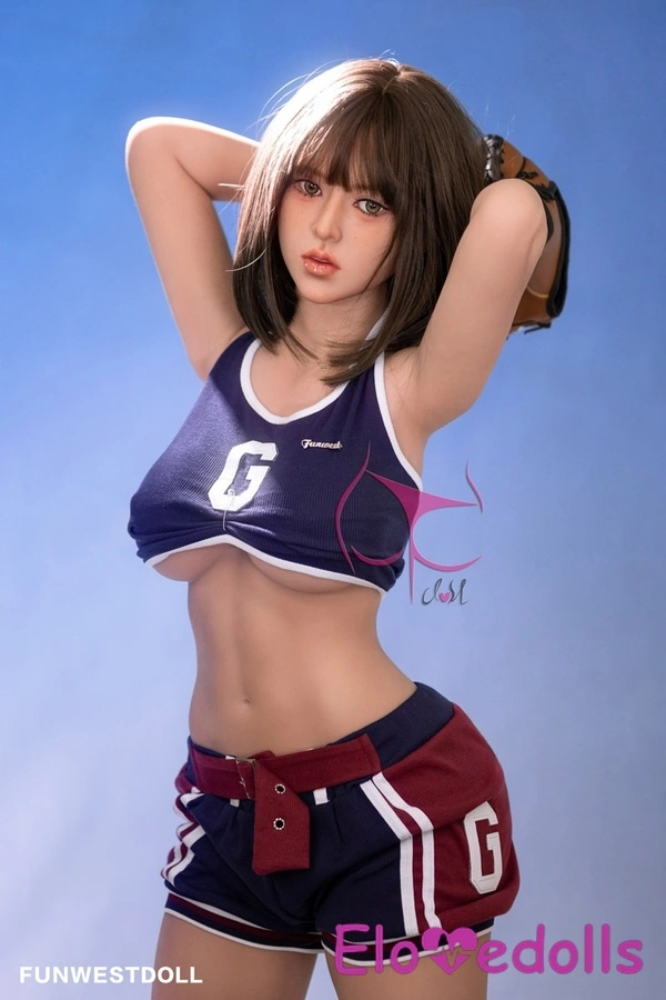 155cm TPE brunetka s malými prsy, atletická sex panenka s košíčky F, galerie 6