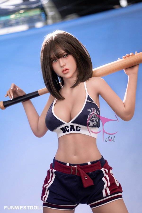 155cm F Cup TPE Small Breasts Brunette Gray Eyes Sex Doll Detail View 1