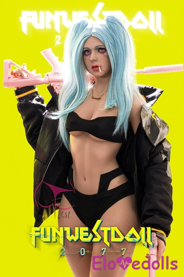 157 cm miseczka C TPE małe piersi szare oczy cienkie usta galeria lalek erotycznych 6