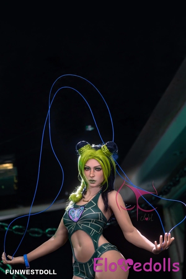 159cm A Cup TPE Green Eyes Thin Lips Petite Breasts Sex Doll Gallery 4