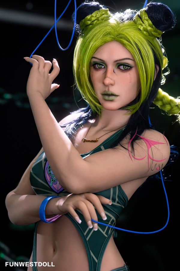 159cm A Cup TPE Thin Lips Green Eyes Petite Breasts Sex Doll Gallery 7