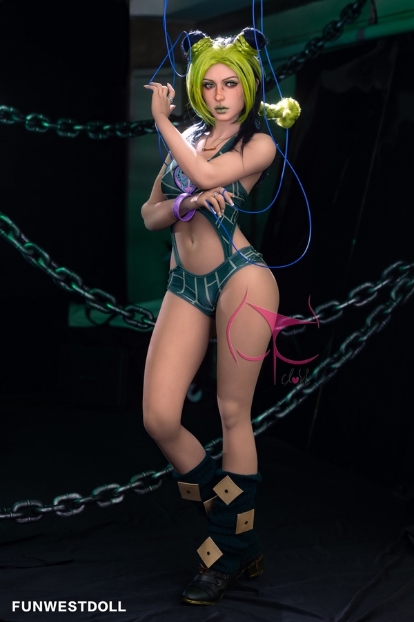 159cm A Cup TPE Green Eyes Petite Breasts Athletic Sex Doll Gallery 9