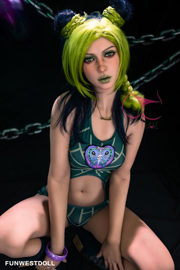 159cm A Cup TPE Green Eyes Thin Lips Petite Breasts Sex Doll Detail View 5