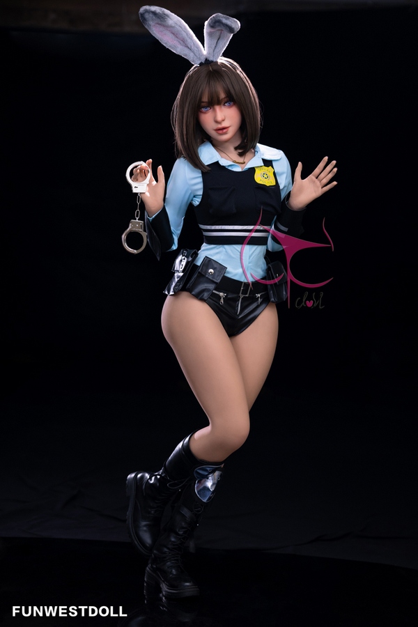 157cm C Cup TPE Brunette Blue Eyes Petite Sex Doll Gallery 6