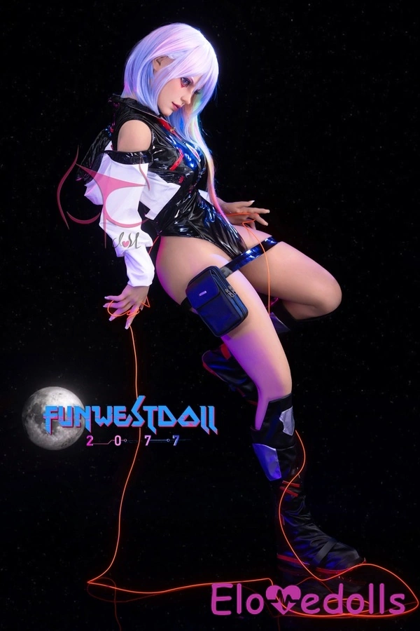 Búp bê tình dục 155cm F Cup TPE Mắt xanh Môi mỏng Hồng Bộ sưu tập 7