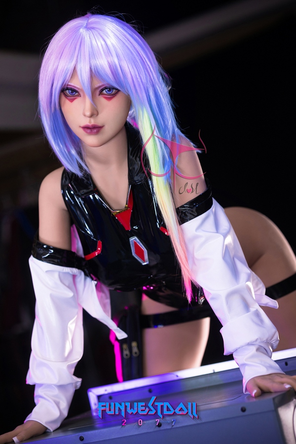 155cm F Cup TPE Thin Lips Petite Blue Eyes Sex Doll Detail View 5