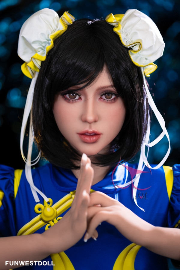 155cm F Cup TPE White Blue Eyes Full Lips Sex Doll Gallery 3