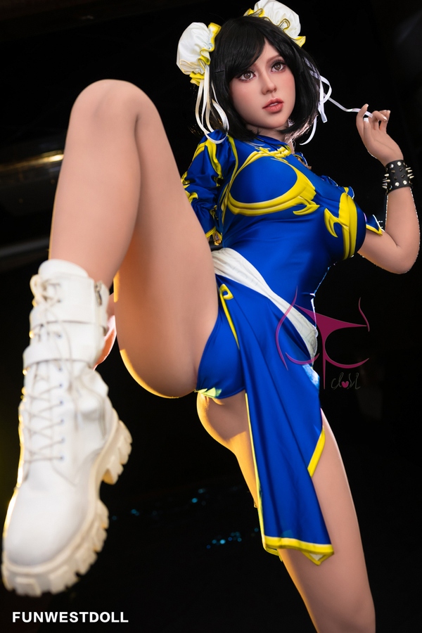 155cm F Cup TPE White Full Lips Blue Eyes Sex Doll Gallery 4