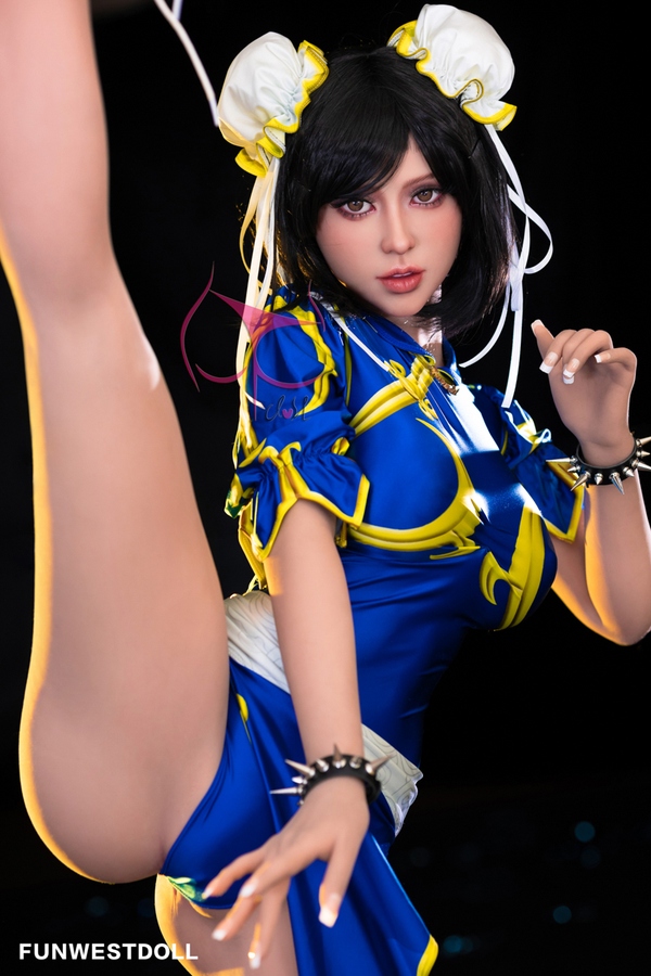 155cm F Cup TPE Blue Eyes White Full Lips Sex Doll Detail View 1