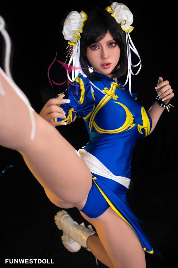 155cm F Cup TPE Blue Eyes White Full Lips Sex Doll Detail View 3