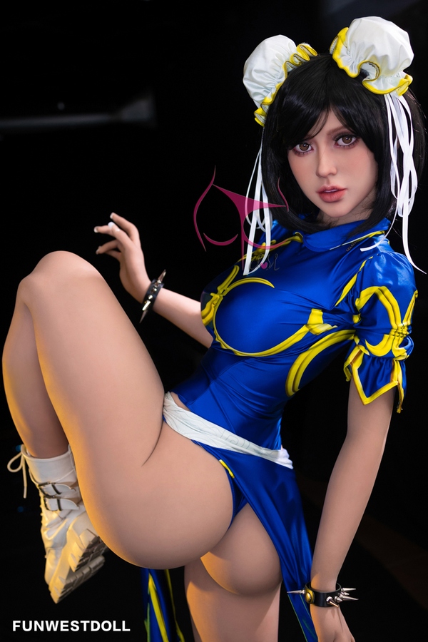 155cm F Cup TPE White Blue Eyes Full Lips Sex Doll Detail View 14