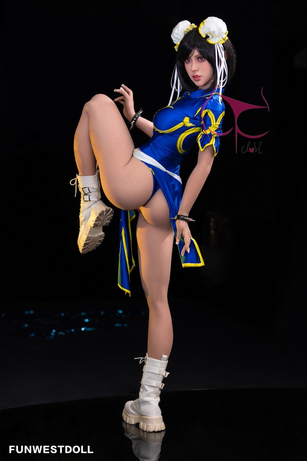 155cm F Cup TPE White Blue Eyes Full Lips Sex Doll Detail View 16