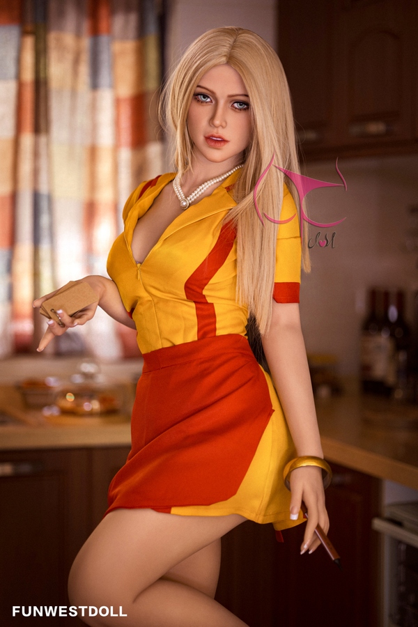 162cm F Cup TPE Amber Eyes Petite Breasts Hourglass Sex Doll Gallery 5
