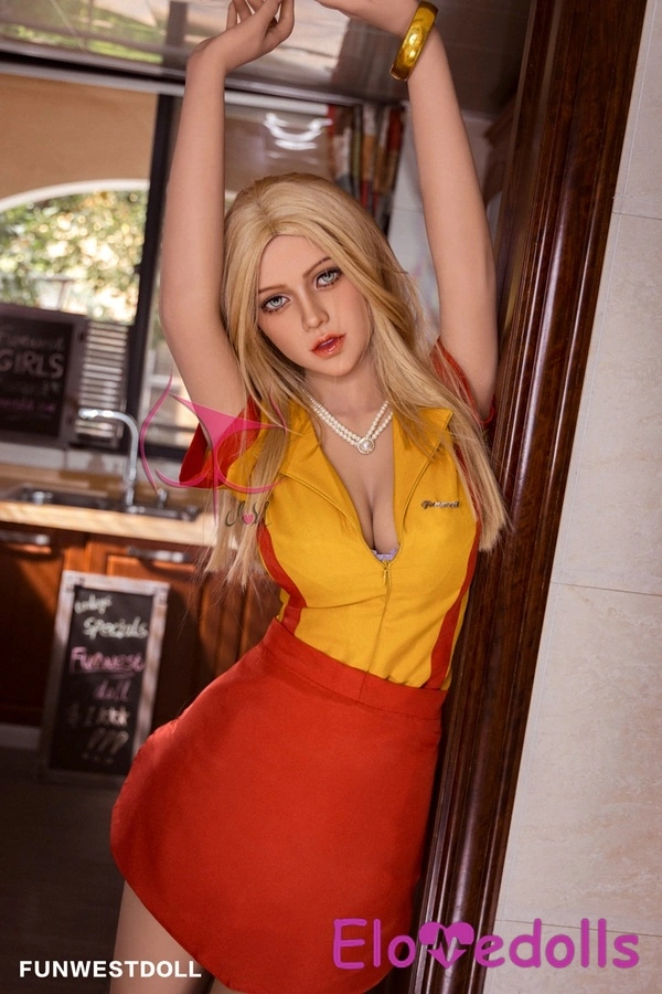 162 cm F-Körbchen TPE Bernsteinfarbene Augen Zierliche Brüste Sanduhr Sexpuppe Detailansicht 10