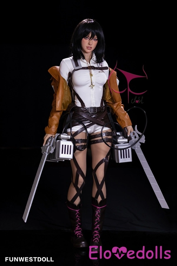 Boneka Seks Terbaik 159cm A Cup TPE Hitam Menggairahkan Bibir Tipis Detail Tampilan 17