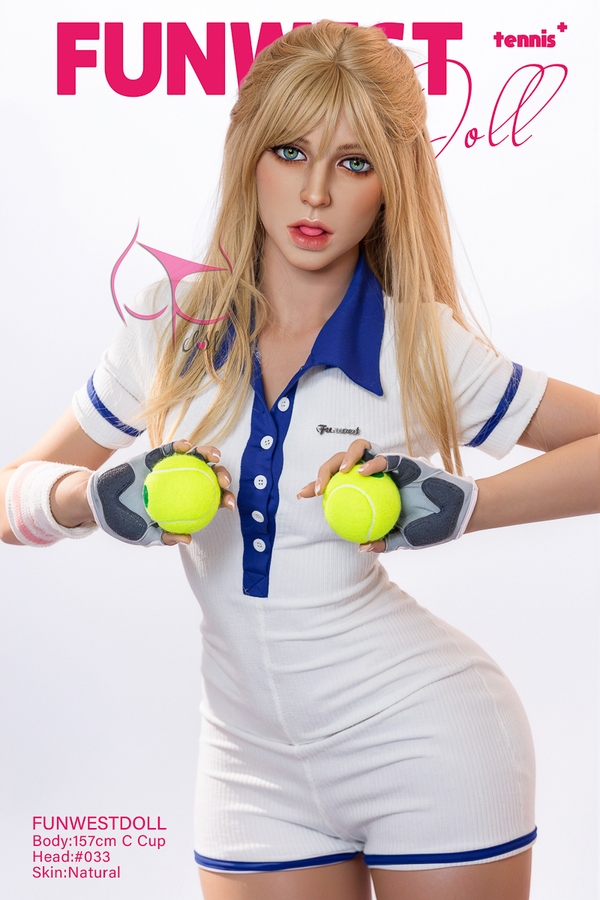 157cm C Cup TPE Blonde Small Breasts Athletic Sex Doll Gallery 3