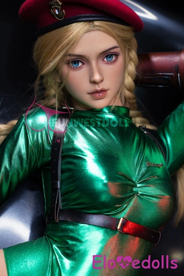 گالری عروسک جنسی بلوند با لب‌های براق و سینه‌های کوچک TPE سایز C کاپ ۱۵۷ سانتی‌متر ۷