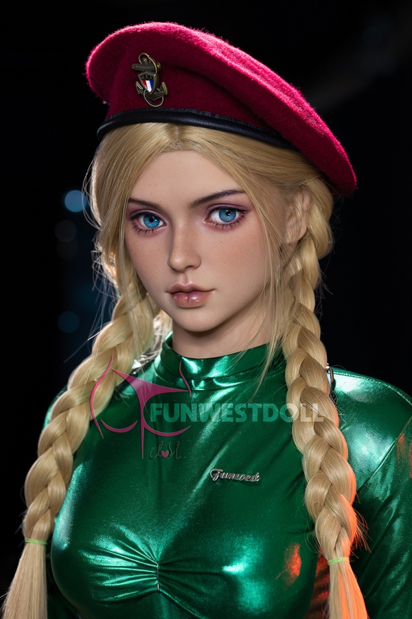157cm C Cup TPE Petite Breasts Blonde Glossy Lips Sex Doll Detail View 8