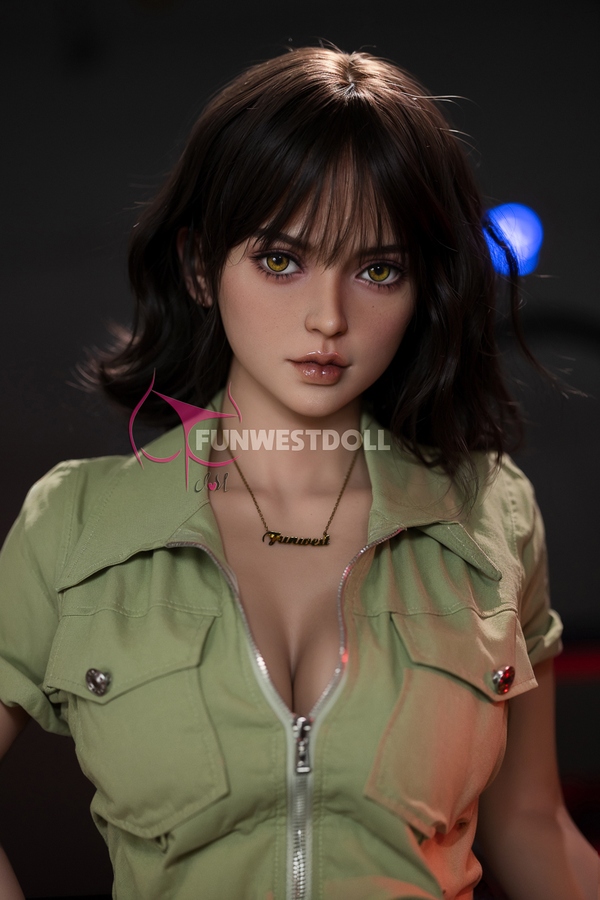 162cm F Cup TPE Amber Eyes Small Breasts Voluptuous Sex Doll Gallery 2
