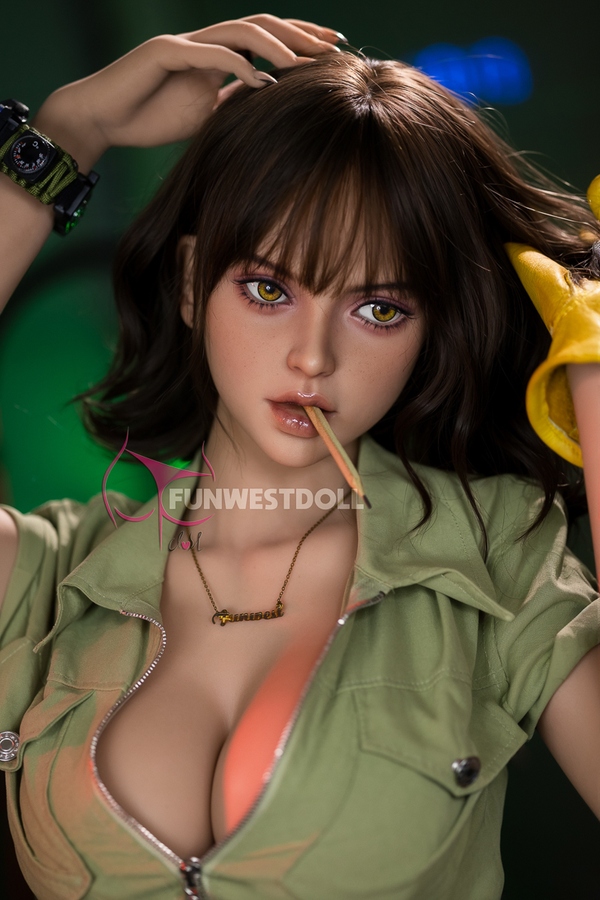 162cm F Cup TPE Small Breasts Brunette Full Lips Sex Doll Gallery 8
