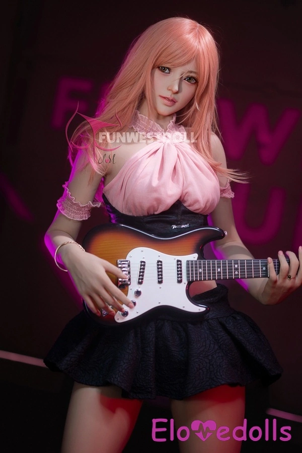 Galeri Boneka Seks Terbaik 157, 9cm C Cup TPE Amber Eyes Pink Petite